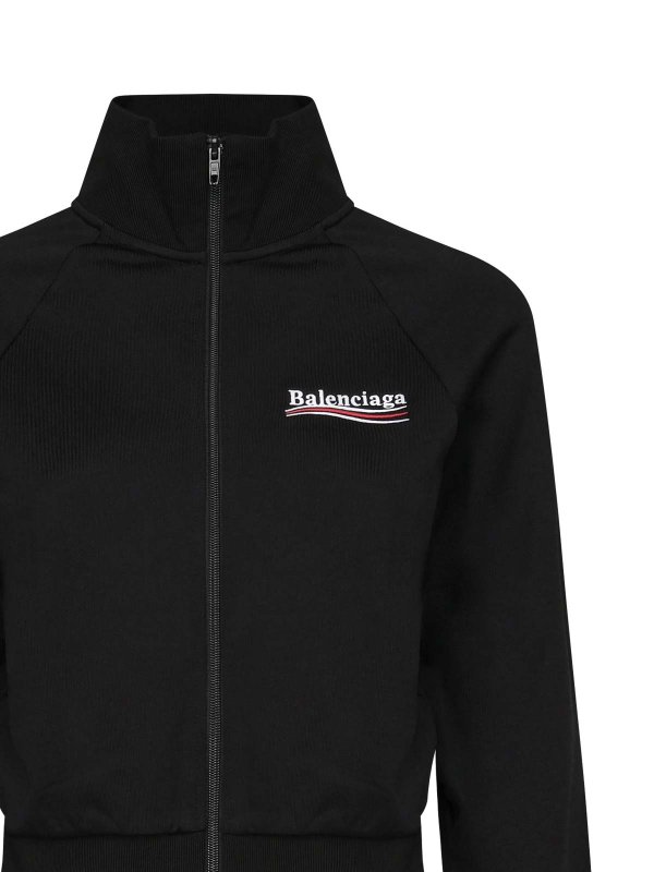 The Best Shops BALENCIAGA: Cuellos altos y polos - Suéter Con Cuello Alto - Negro