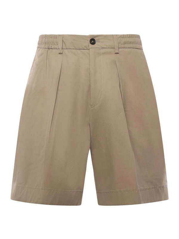 BEABLE: トラウザーショーツ - ショートパンツ - グレイッシュブラウン