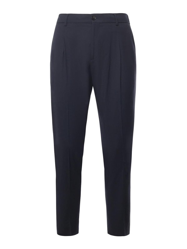 BEABLE: カジュアルトラウザー - カジュアルパンツ - ブルー