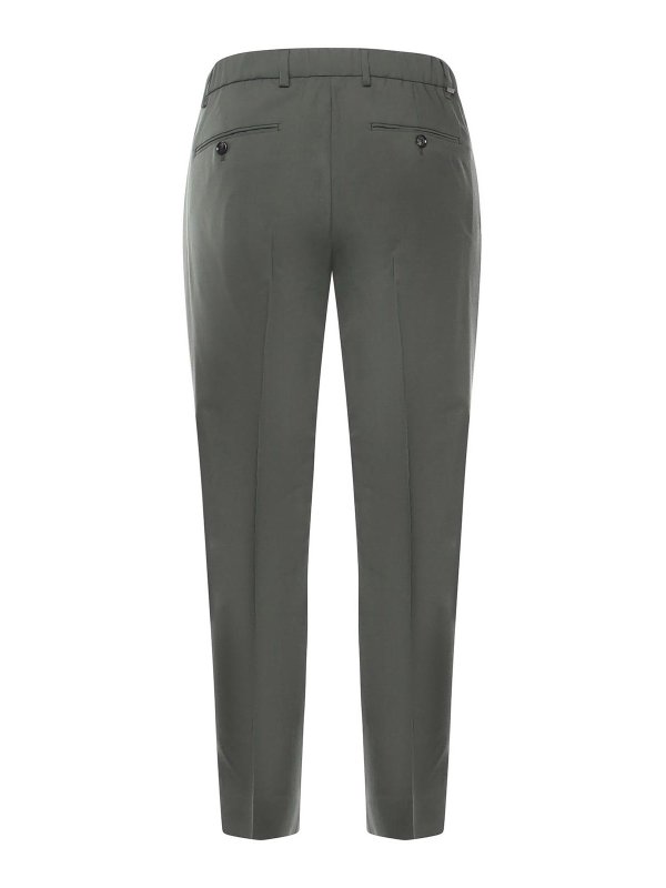 The Best Shops BEABLE: pantaloni casual - Pantaloni in Gabardine di Misto Lana