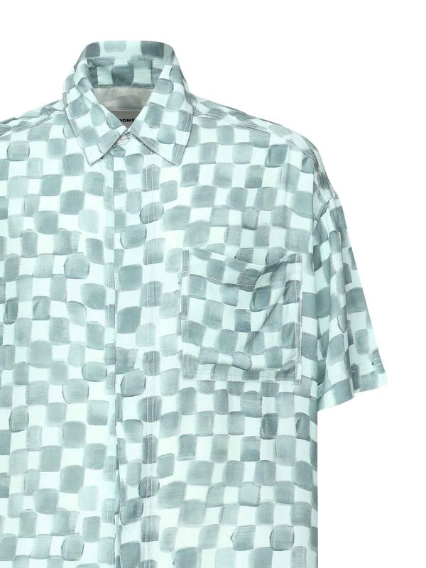 BONSAI: shirts online - Watercolor Cropped Shirt