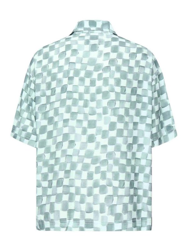 The Best Shops BONSAI: shirts - Watercolor Cropped Shirt