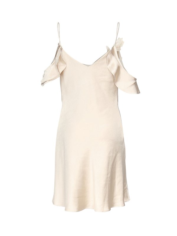 The Best Shops Self Portrait: Robes courtes - Robe Courte - Argent