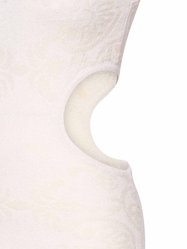 The Best Shops AKEP: maxi dresses - Long Fitted Dress With Cut-Out On The Side