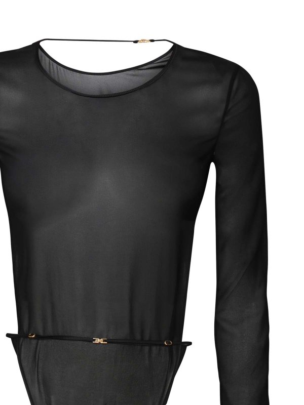 The Best Shops SAINT LAURENT: Tops & Tank tops - Bare Back Bodysuit