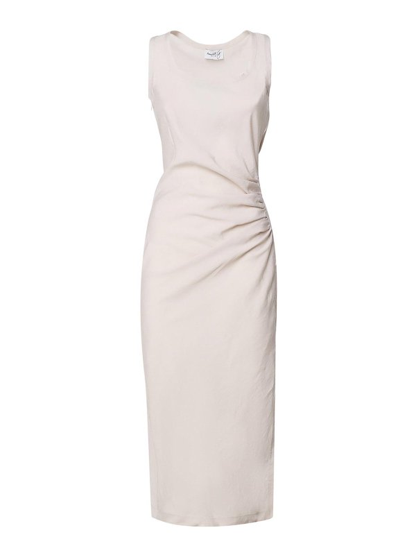 SCARLETT POPPIES: maxi dresses - Long Dress With Draping Effect