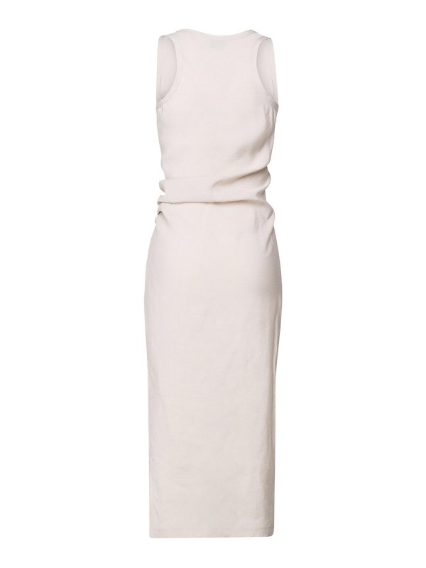 SCARLETT POPPIES: maxi dresses online - Long Dress With Draping Effect