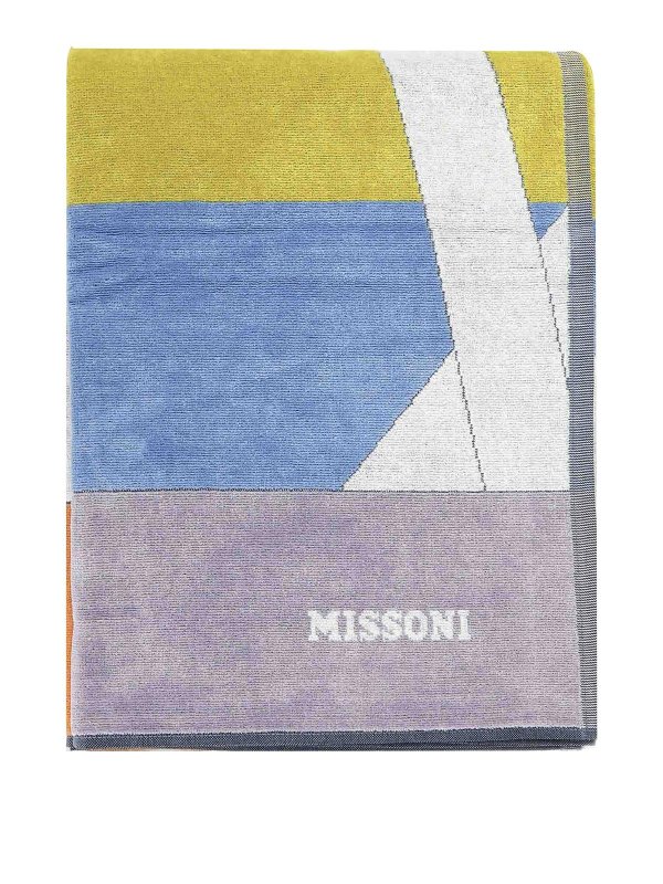 MISSONI: beach accessories - Acapulco Beach Towel In Cotton Sponge