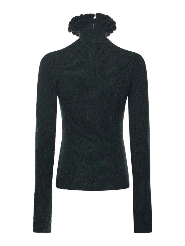 The Best Shops Alaïa: Rollkragenpullover  und Polo-Ausschnitt - Rollkragenpullover - Dunkelgrün