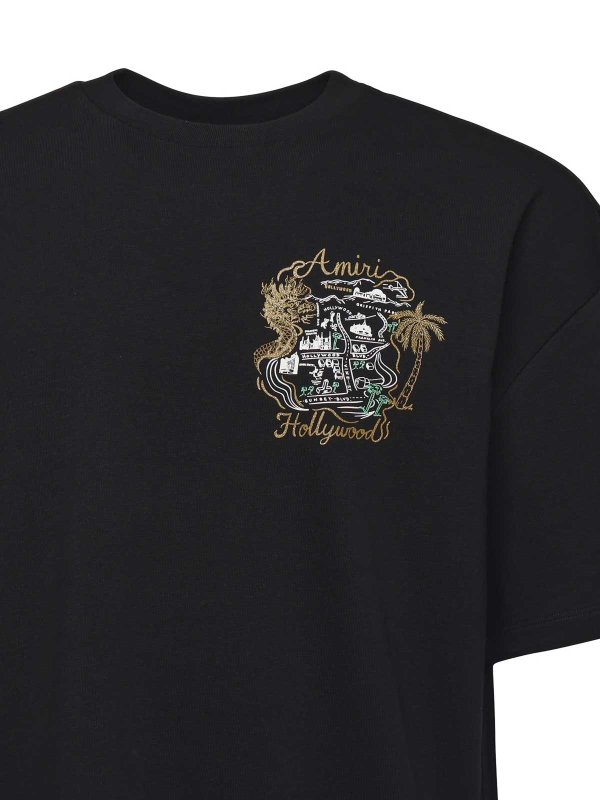 AMIRI: t-shirts online - Oversized Hollywood Cotton T-Shirt