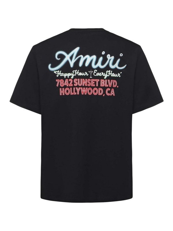 The Best Shops AMIRI: t-shirt - T-shirt luci al neon in cotone