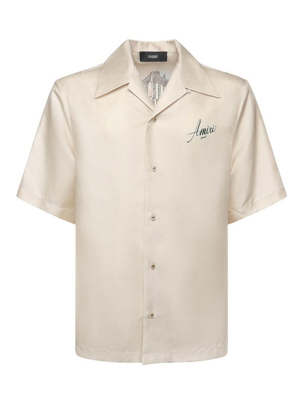 AMIRI: shirts - Silk Bowling Hotel Shirt