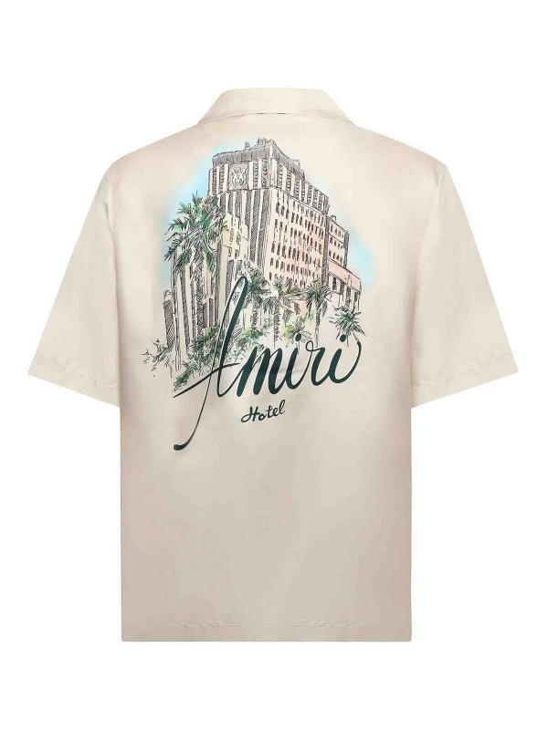 The Best Shops AMIRI: shirts - Silk Bowling Hotel Shirt