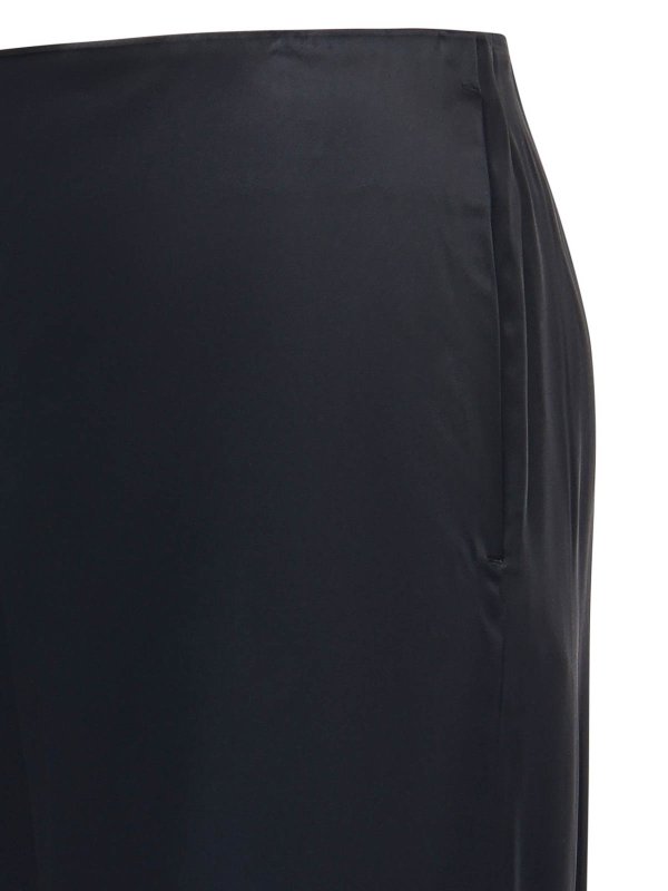 BALENCIAGA: casual trousers online - Minimal Trousers In Stretch Satin