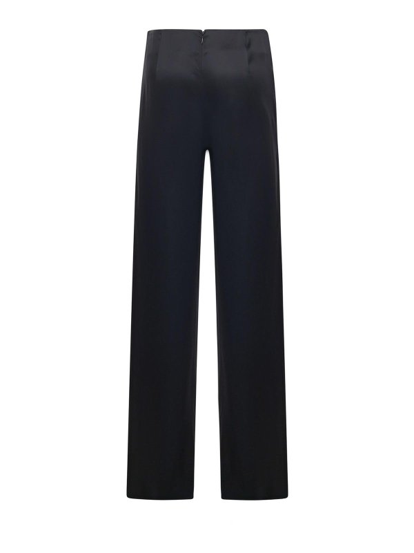The Best Shops BALENCIAGA: casual trousers - Minimal Trousers In Stretch Satin