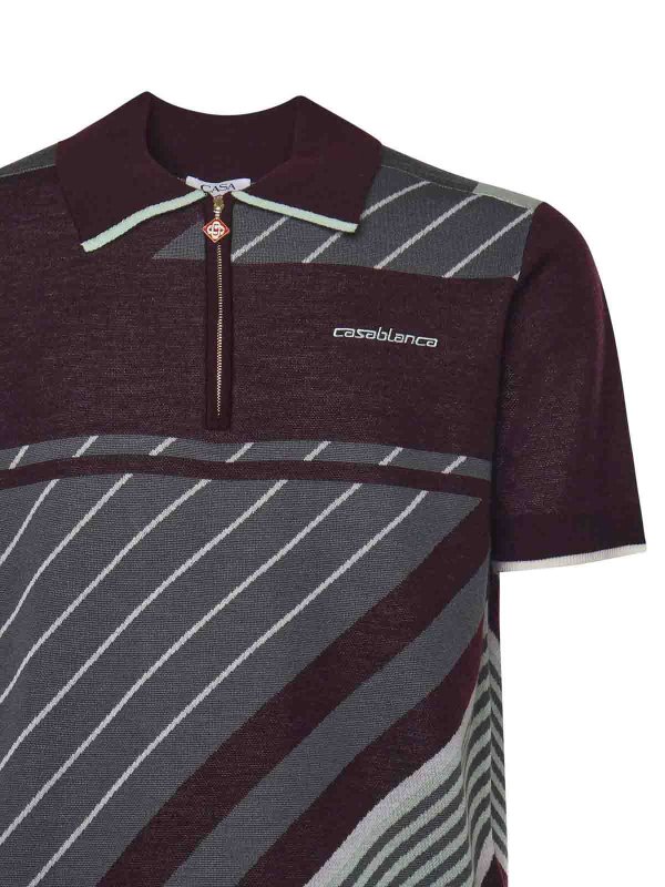 CASABLANCA: ポロシャツ online - ポロシャツ - 紫