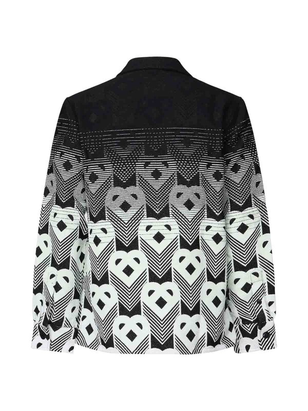 The Best Shops CASABLANCA: shirts - Shaded Monogram Shirt