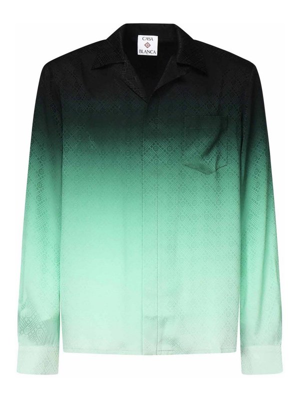 CASABLANCA: shirts - Silk Jacquard Shirt