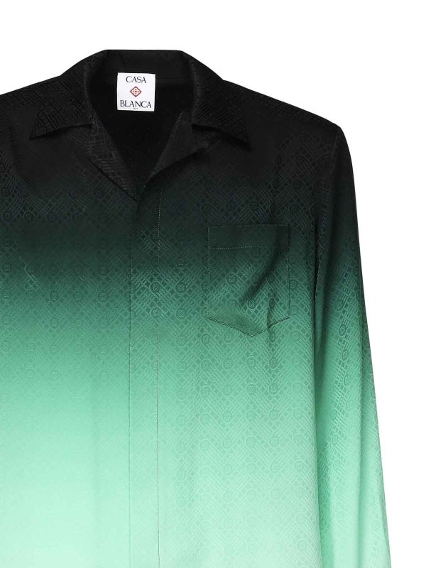 CASABLANCA: shirts online - Silk Jacquard Shirt