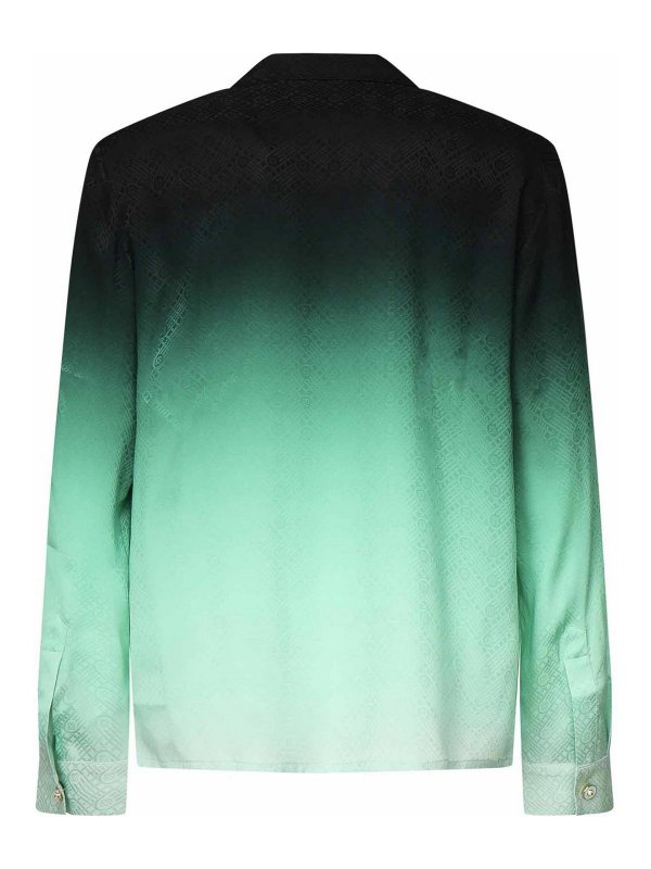 The Best Shops CASABLANCA: shirts - Silk Jacquard Shirt