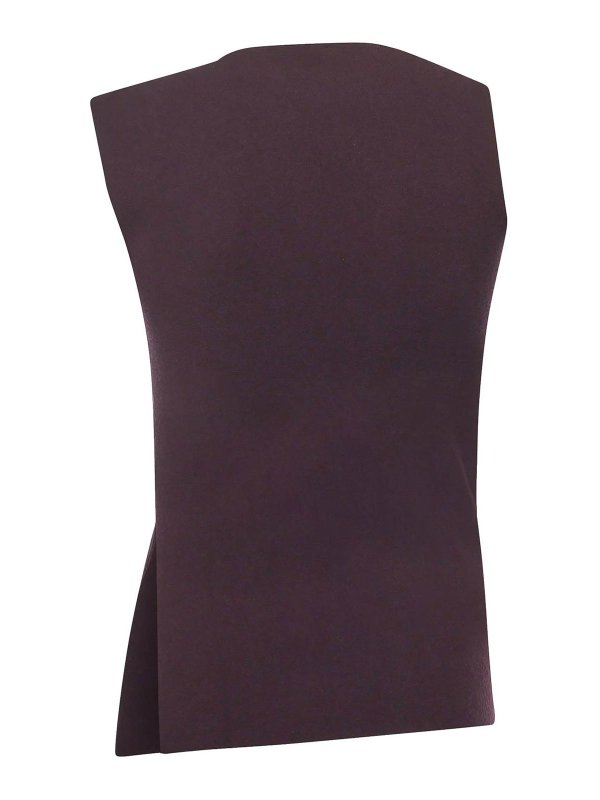 The Best Shops Courreges: Top e canotte - Parte superiore interlock obliqua