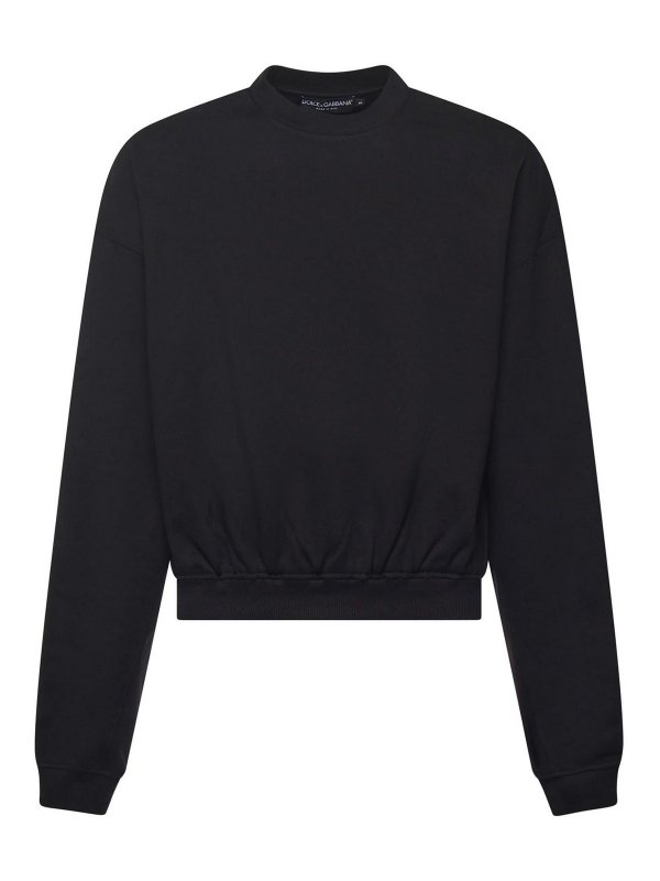 DOLCE & GABBANA: Sweatshirts & Sweaters - Oversized Cotton Sweatshirt