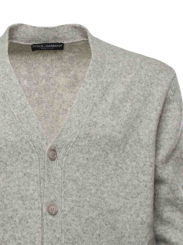 DOLCE & GABBANA: Cardigans online - Cardigan - Grau