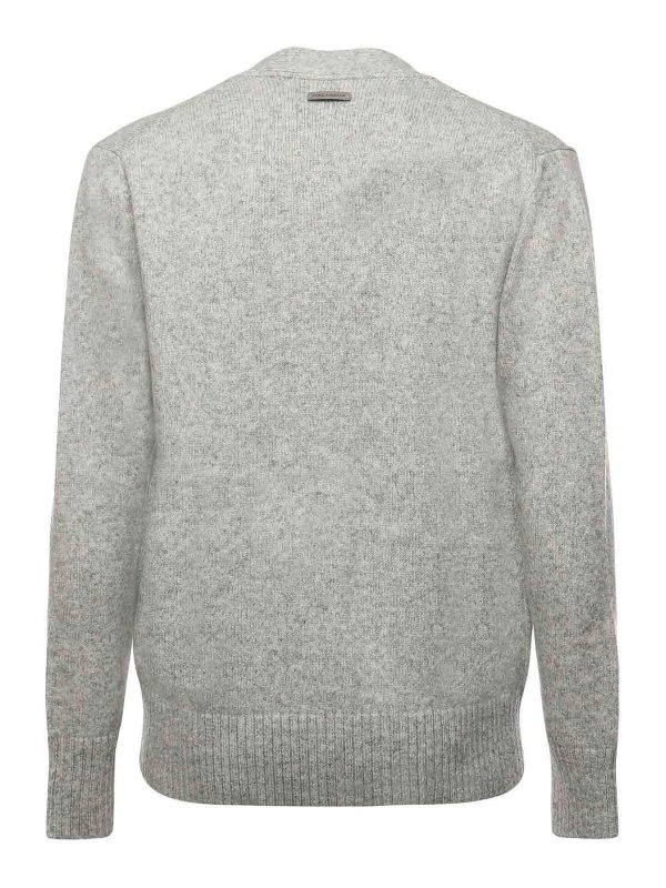 The Best Shops DOLCE & GABBANA: Cardigans - Cardigan - Grau