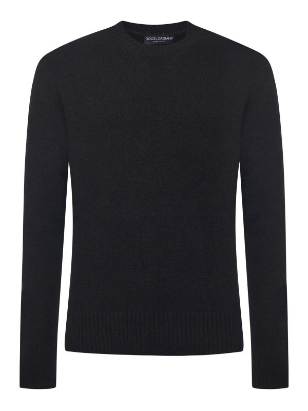 DOLCE & GABBANA: Pull col rond - Pull Col Rond - Noir