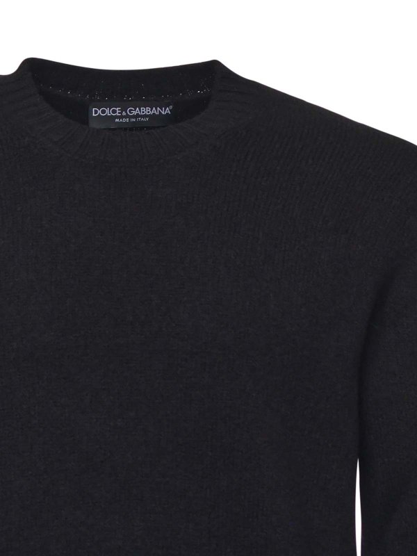DOLCE & GABBANA: Pull col rond online - Pull Col Rond - Noir