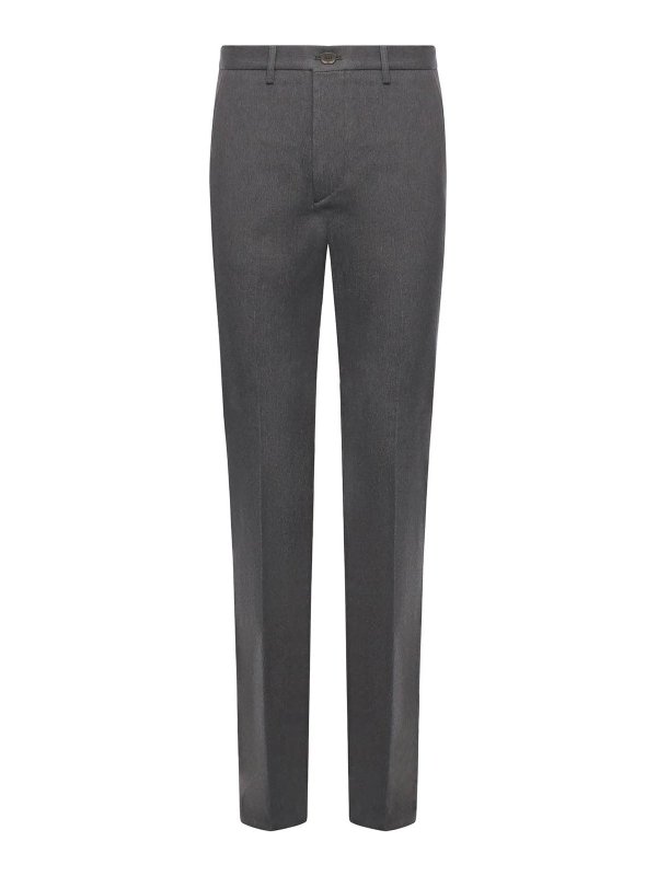 ETRO: カジュアルトラウザー - カジュアルパンツ - グレー