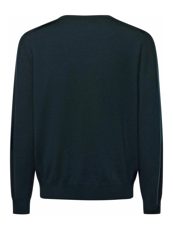 The Best Shops ETRO: maglia collo rotondo - Maglione In Lana Con Monogramma Ricamato