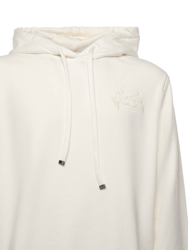 ETRO: Sweatshirts & Sweaters online - Cotton Sweatshirt With Embroidered Monogram