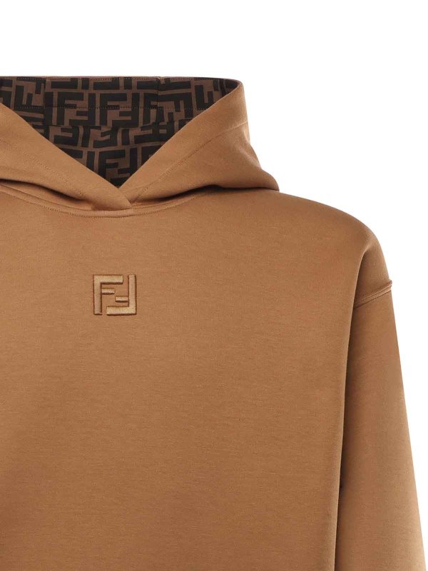 FENDI: Sweatshirts & Sweaters online - Cotton Sweatshirt With Logo