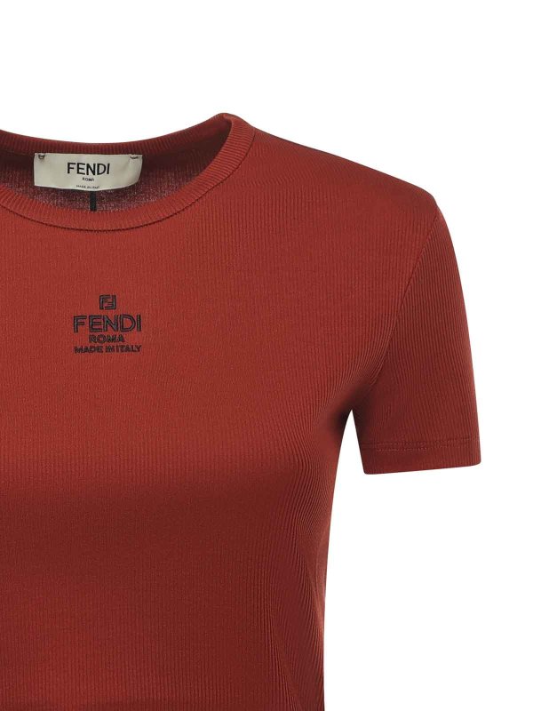 FENDI: Tops & Tank tops online - Cotton Cropped Top