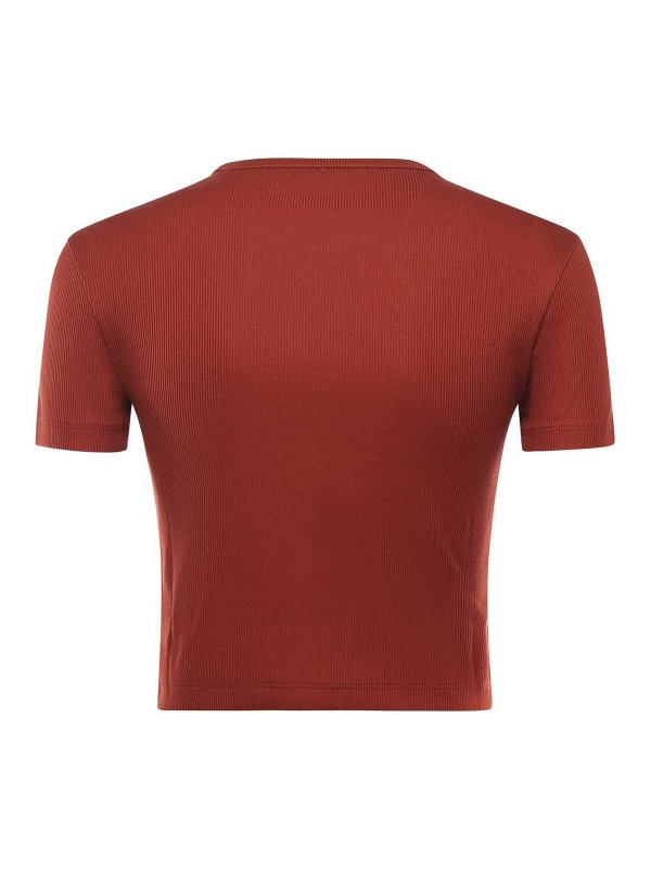 The Best Shops FENDI: Tops & Tank tops - Cotton Cropped Top