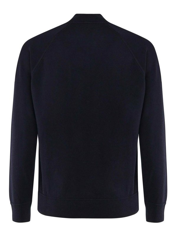 GIULIANO GALIANO: Sweatshirts & Sweaters online - Wool Zip-Up Sweatshirt