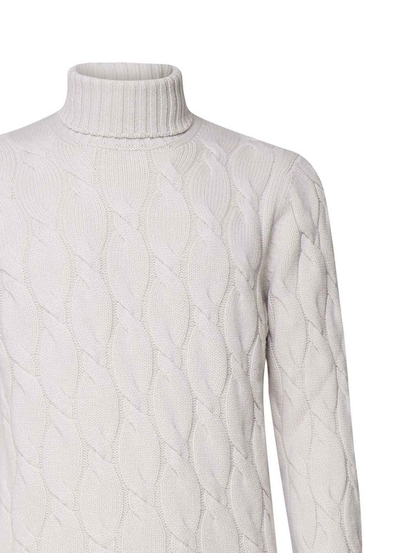 The Best Shops GIULIANO GALIANO: crew necks - Tricot Turtleneck Sweater
