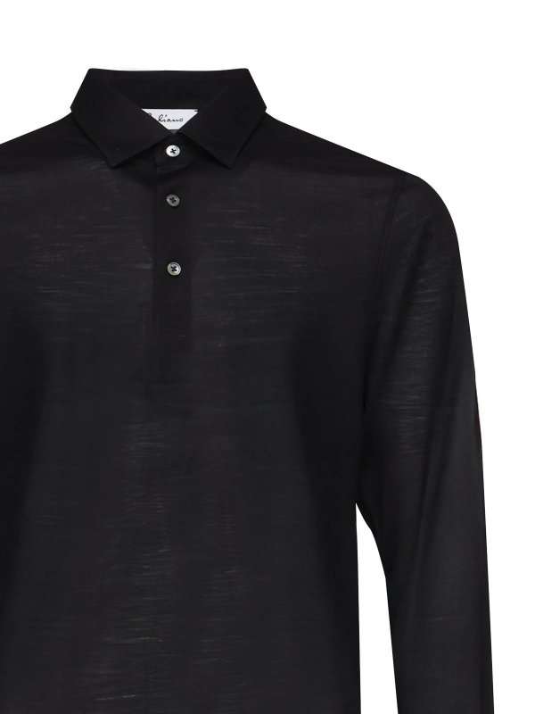 GIULIANO GALIANO: polo online - Polo In Lana Vergine