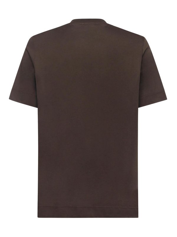 The Best Shops GIULIANO GALIANO: t-shirts - Aigue Cotton T-Shirt