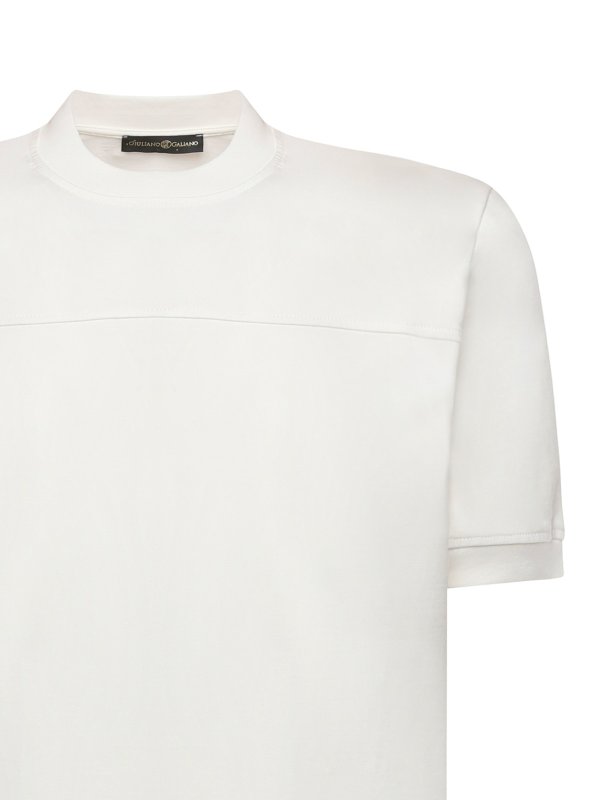 GIULIANO GALIANO: t-shirts online - Bob T-Shirt In Pure Cotton