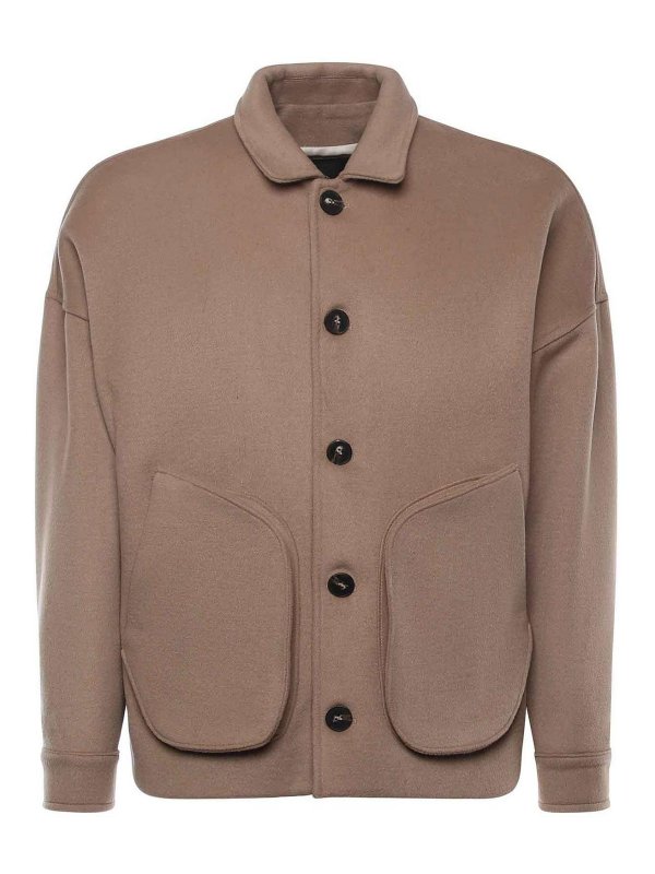 GIULIANO GALIANO: casual jackets - Dire Wool Jacket