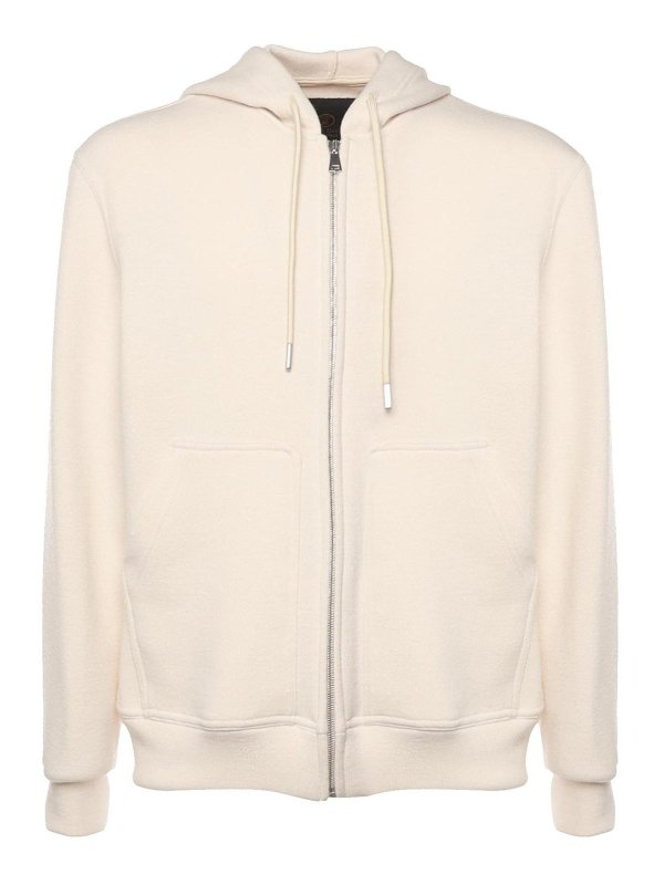 GIULIANO GALIANO: Sweatshirts & Sweaters - Guetta Zip-Up Sweatshirt