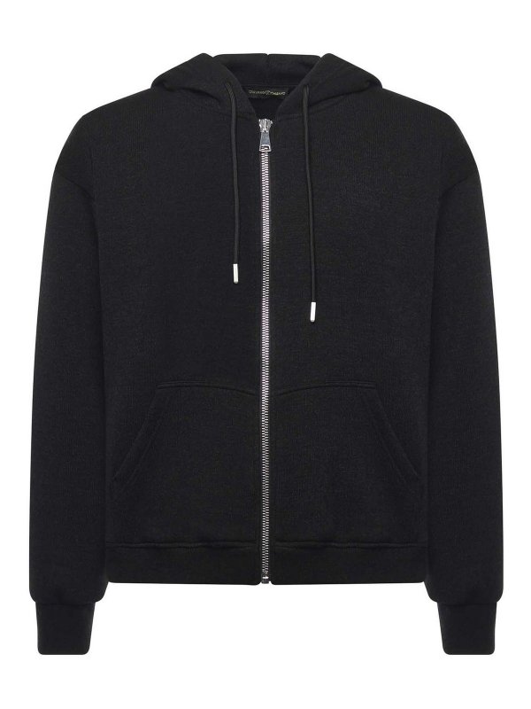 GIULIANO GALIANO: Sweatshirts & Sweaters - Hugel Zip-Up Sweatshirt