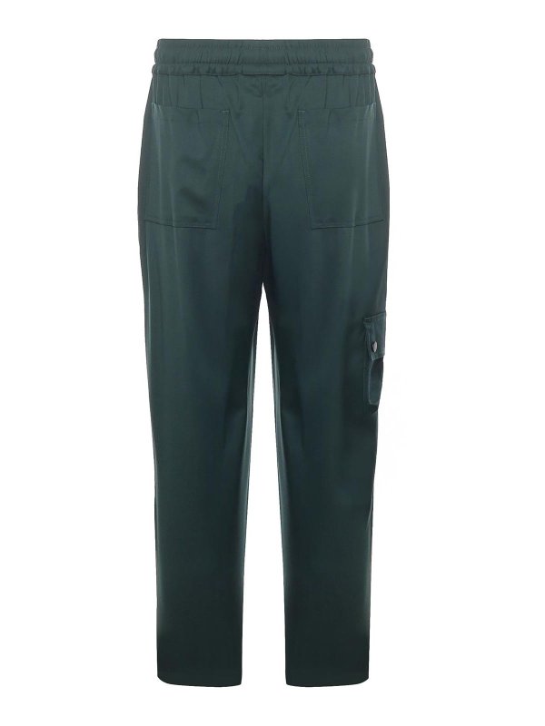 The Best Shops GIULIANO GALIANO: カジュアルトラウザー - カジュアルパンツ - 緑