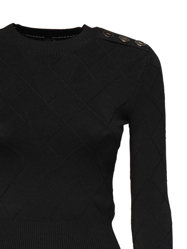 MARCIANO: Suéteres con cuello pico online - Suéter Cuello Redondo - Negro