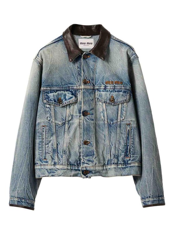 MIU MIU: denim jacket - Denim Jacket