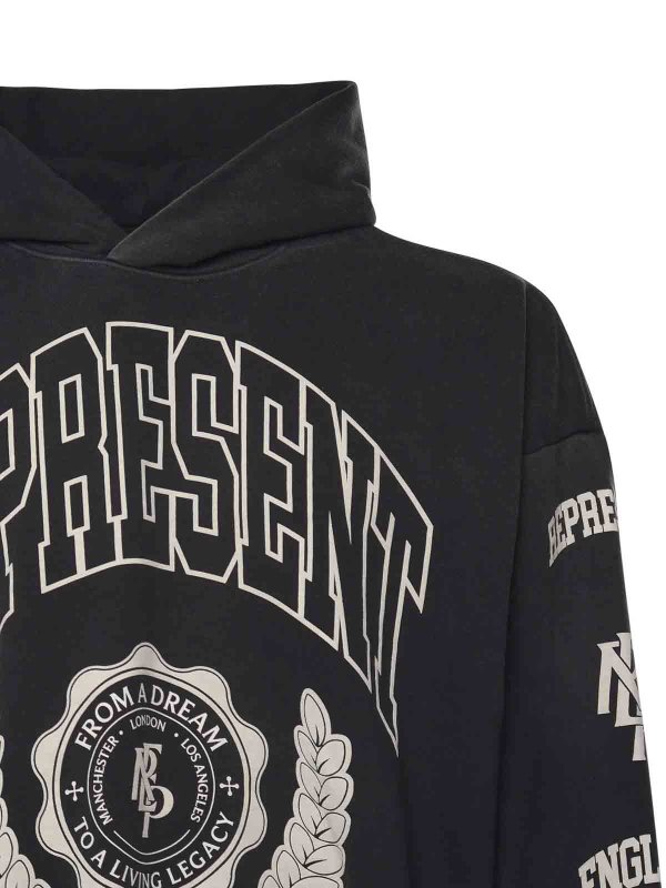 REPRESENT: Sweatshirts & Sweaters online - Cotton Hooded Sweatshirt