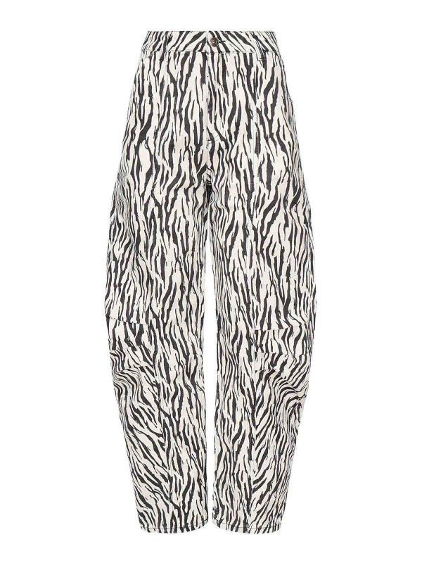 ROTATE Birger Christensen: Jeans à jambe droite - Jean Droit - Noir