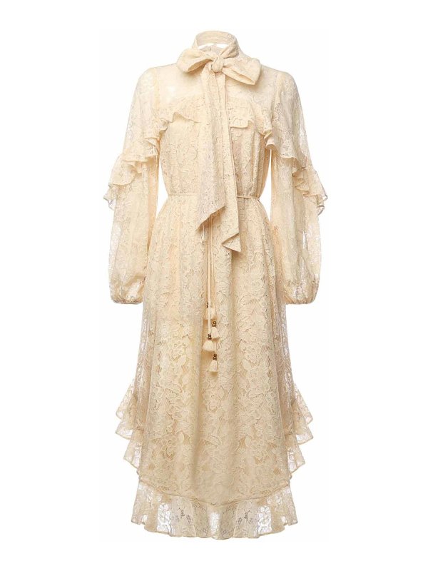 ZIMMERMANN: Cuellos altos y polos - Suéter Con Cuello Alto - Blanco